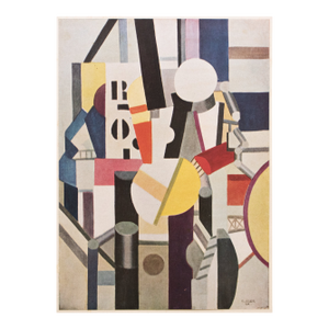 1948 After Fernand Leger "Composition", First Edition Period Offset Lithograph