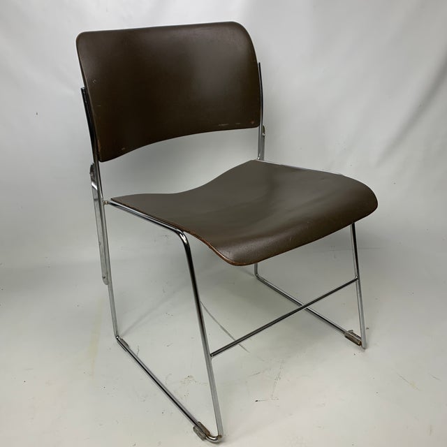 Mid-Century Modern David Rowland Stacking Chair For Sale - Image 13 of 13