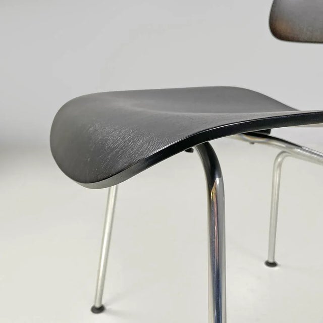 German Black Wooden Chairs by Charles and Ray Eames for Vitra, 2000s, Set of 2 For Sale - Image 12 of 18