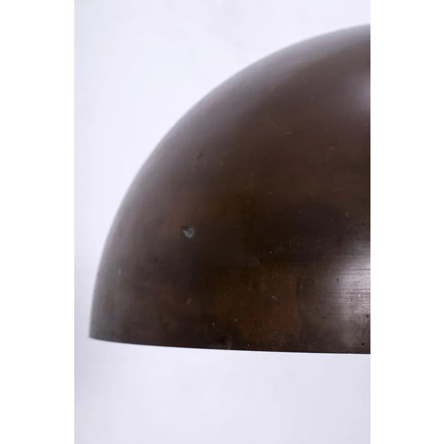 Vintage Scandinavian Copper Pendant For Sale - Image 3 of 8