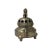 Asian Vintage Silver Pewter Color Metal Foo Dog Ding Shape Incense Holder For Sale - Image 3 of 10