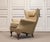 Textile Wingback Lounge Chair by Ernst Kühn for Lysberg Hansen & Therp, Copenhagen, 1930s For Sale - Image 7 of 12