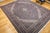 Antique Oversized Persian Tabriz Mahi Rug, Hand-Knotted Wool & Silk, Herati Geometric Pattern, Navy & Burgundy, 12x15 For Sale - Image 15 of 18