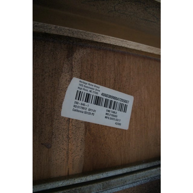 Heritage Modern Walnut Finish Nightstand For Sale - Image 9 of 12