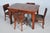 Art Deco Dining Set in Beech, Spruce and Walnut Veneer, Czech, 1920s, Set of 5 For Sale - Image 12 of 13