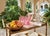 High-End Designer Pink Palm Tree Tumblers - Set of 6 For Sale In West Palm - Image 6 of 6