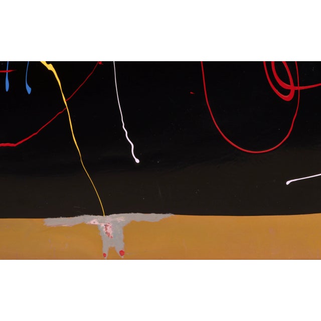 "The Playful Journey" Abstract Composition Acrylic on Copper by Stephen Schulz For Sale - Image 10 of 12