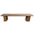2020s Outdoor Indoor Teak U Leg Bench For Sale - Image 5 of 8