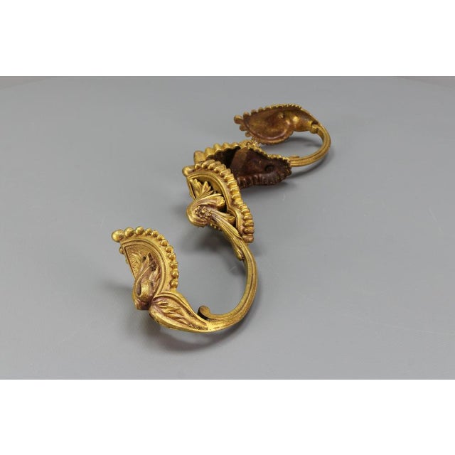 Early 20th Century French Bronze Curtain Tiebacks, 1890s, Set of 2 For Sale - Image 18 of 18