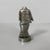 Spanish Nickel-Plated Metal Mini Cariatide Sculpture by Miguel Berrocal, 1968-1969 For Sale - Image 4 of 15