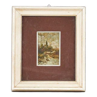 Athos Corticelli, Landscape, 1970s, Painting, Framed For Sale
