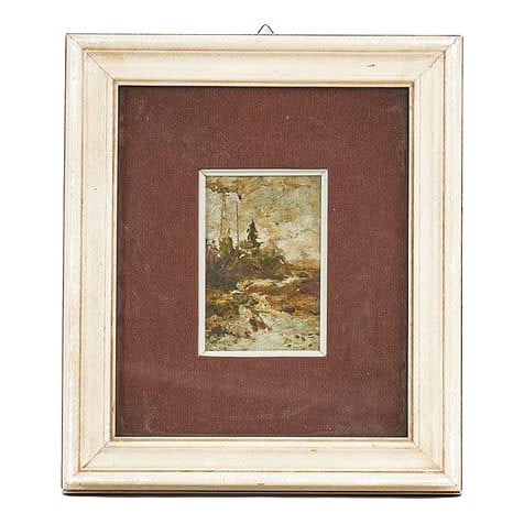Athos Corticelli, Landscape, 1970s, Painting, Framed For Sale