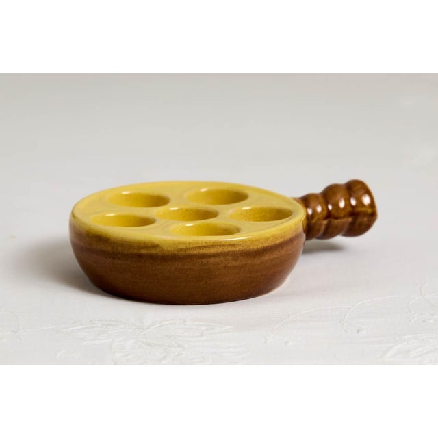Mid 20th Century Set of 4 Vintage French Quail Egg or Escargot Holders For Sale - Image 5 of 7