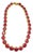 Bochic “Capri” Vintage Ruby & Diamond Necklace & Earring Set 18K Gold & Silver For Sale