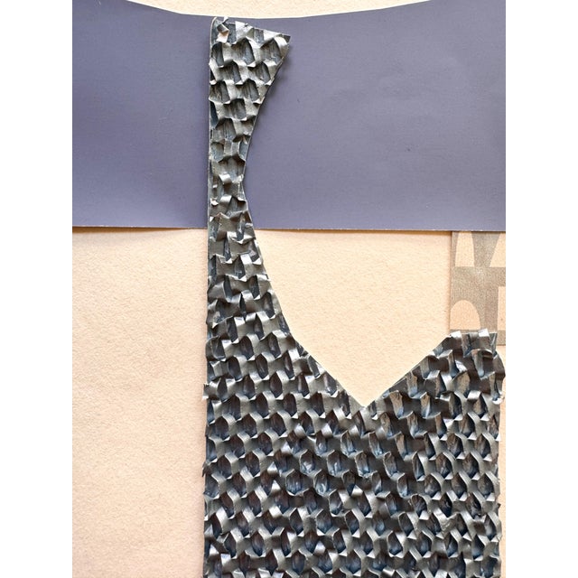 "Celestial Escapade 5" Original Mixed-Media Collage on Paper by Zac Woodiel For Sale - Image 4 of 9