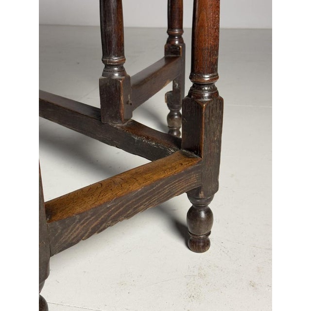 English Gateleg Table in Oak For Sale - Image 18 of 18