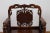 Chinese Rosewood 19th Century Chair with Hand Carved Back and Arm Supports For Sale - Image 10 of 13