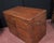 Large English Leather Campaign Luggage Trunk For Sale - Image 12 of 13