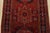 1970s Karajeh Runner 3’8” X 15′ Red Wool Semi-Antique Tribal Hand-Knotted Rug For Sale - Image 5 of 14