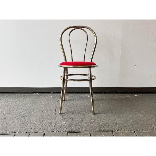 Bistro Chairs with Upholstery, Set of 2 For Sale - Image 4 of 18