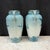 Art Nouveau 19th Century French Faience Three-Piece Vase and Jardinière Set With Swallows by Keller and Guerin For Sale - Image 3 of 16