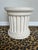 Vintage 1980’s Neoclassic Fluted Plaster Pedestal Side Table For Sale - Image 11 of 12