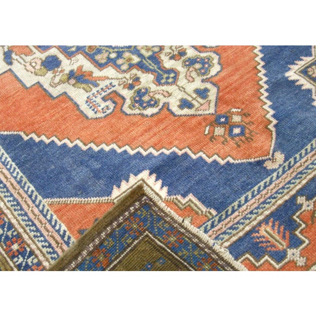 1960s Turkish Oushak Rug For Sale - Image 4 of 6