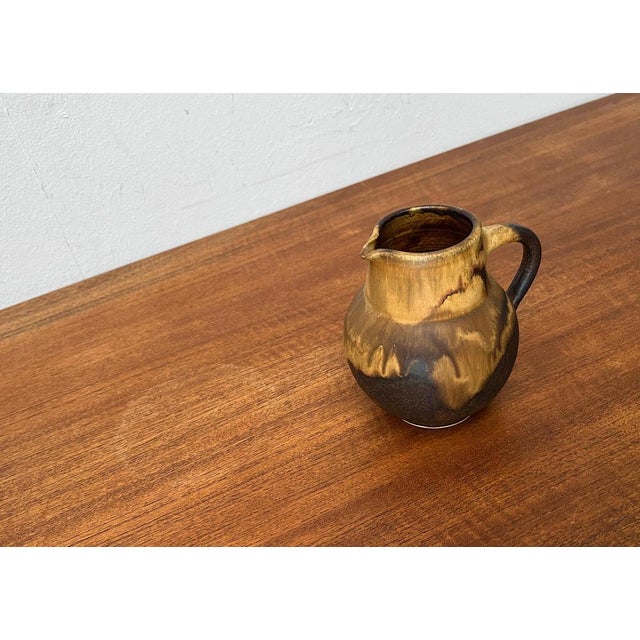Mid-Century German Studio Pottery Carafe Vase by Otto Wichmann, 1960s For Sale - Image 5 of 18