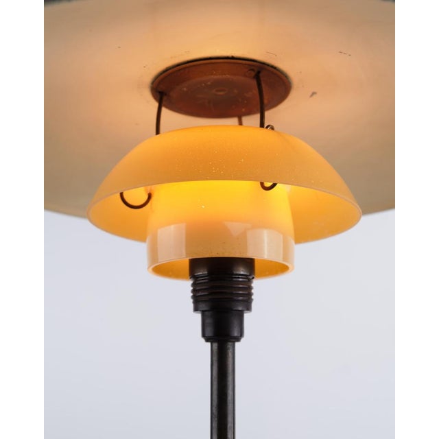 Yellow Model Ph 3.5/2.5 Table Lamp in Yellow with Painted Metal Top Shade by Poul Henningsen for Louis Poulsen, 1930s For Sale - Image 8 of 10