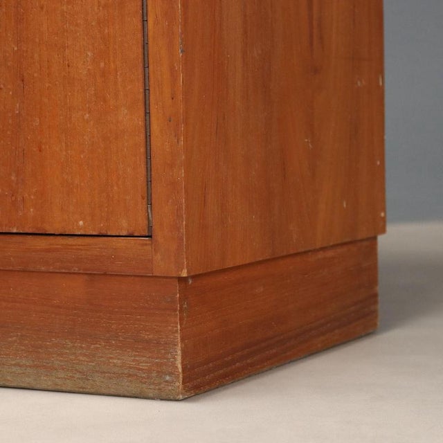 Brown Vintage Wardrobe in Teak, 1960s For Sale - Image 8 of 10