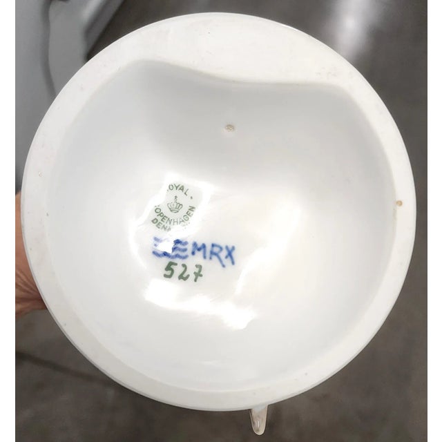 Royal Copenhagen Danish Hand-Painted Fine Porcelain Figurine For Sale - Image 12 of 13