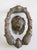 A fine antique 19th Century French brass lion door knocker including all three original pieces (the knocker, lion head,...