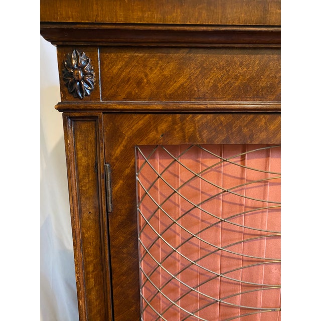 Late 19th Century Regency Style Mahogany Cabinet Sideboard Bookcase For Sale - Image 10 of 14