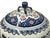 Oriental Blue White Red Symbol Bats Graphic Porcelain Round Container Box For Sale - Image 12 of 12