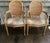Pair Fratelli Boffi Italy ~ Louis XVI Cane Back Arm Chairs For Sale - Image 9 of 11