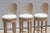 1980s Vintage Italian Hollywood Regency Grotto Shell-Back Swivel Bar Stools - Set of 3 For Sale - Image 15 of 18