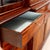 Wood Mahogany and Glass Bookcase with Flame Mahogany Veneer For Sale - Image 7 of 11