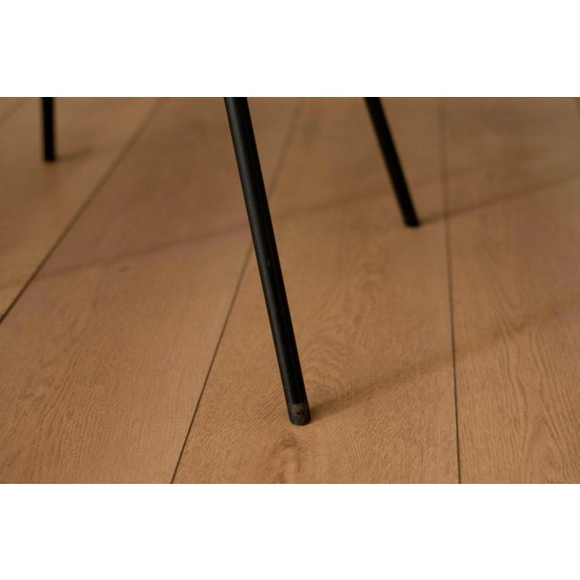 Early Zenith Parchment Dax Fiberglass Shell Armchair for Herman Miller For Sale - Image 12 of 13