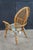 Pair of Mid 20th Century Coastal Style Boho Chic Bamboo & Rattan Peacock Arm Chairs For Sale - Image 10 of 12