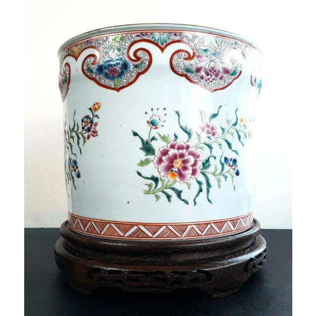 Chinese Large Chinese Porcelain Bitong For Sale - Image 3 of 10