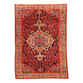Antique Malayer Rug in Wool, 1890s For Sale