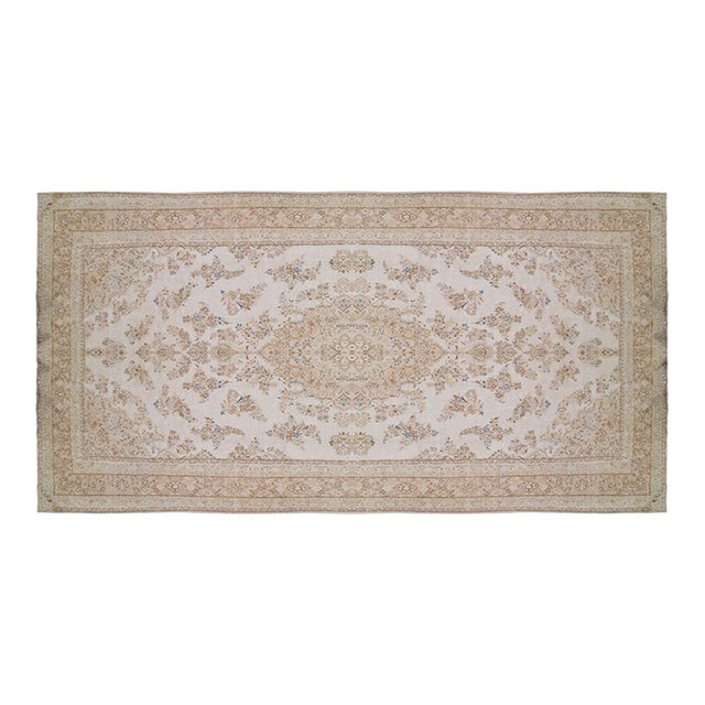 Vintage Turkish Anatolian Professional Hand Knotted Wool Rug, 10'4x19'9 For Sale