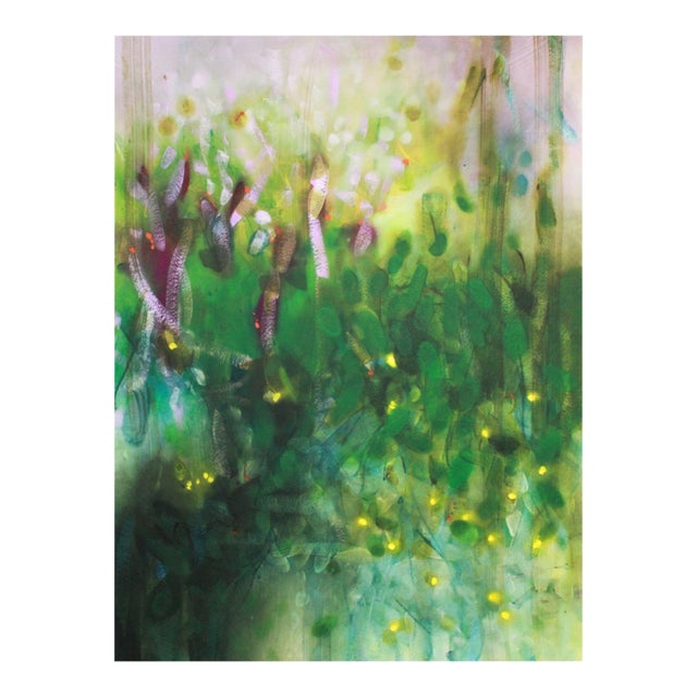 "Stars Took a Nap Inside the Wave" Original Contemporary Abstract Painting by Mel Rea For Sale