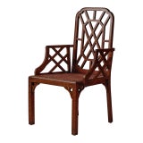 Antique China Trade Chippendale Armchair For Sale