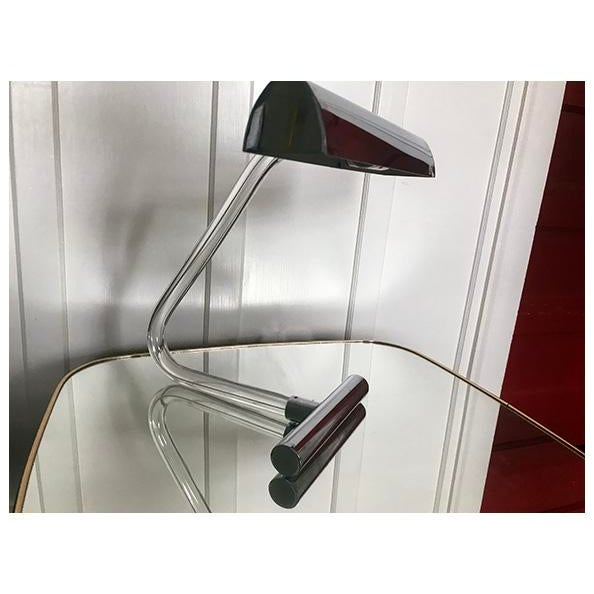 1970s Mid-Century Modern Peter Hamburger Kovacs Lucite & Chrome Lamp For Sale In Cincinnati - Image 6 of 10