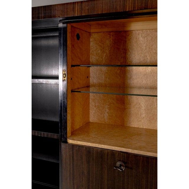 Art Deco Cabinet in Makassar by Bruno Paul for Veb Hellerau, 1930s For Sale - Image 17 of 18