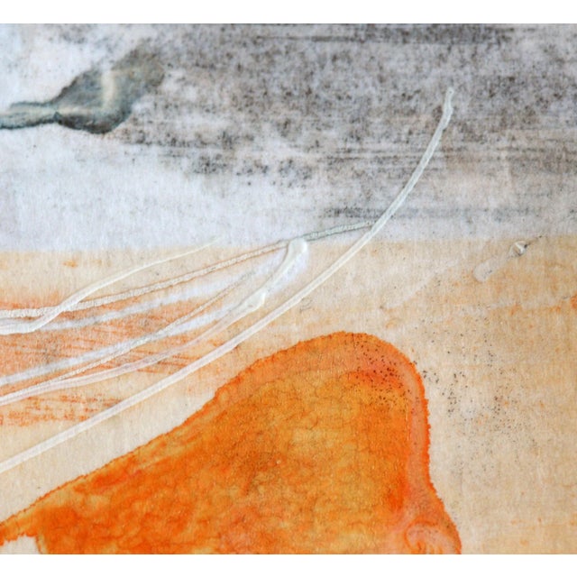 Rodin #37 Orange & Green Abstract Painting For Sale - Image 4 of 6