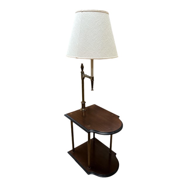 Vintage Styled After Stiffel Two Tier Table Reading Lamp For Sale