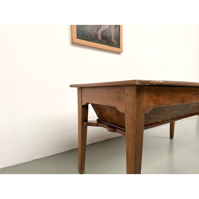 Farmhouse Table in Oak, France, 1920 For Sale - Image 12 of 18