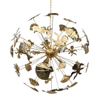 Contemporary Sea Sputnik Chandelier For Sale